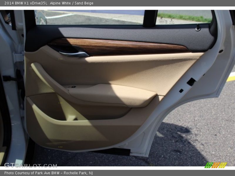 Alpine White / Sand Beige 2014 BMW X1 xDrive35i