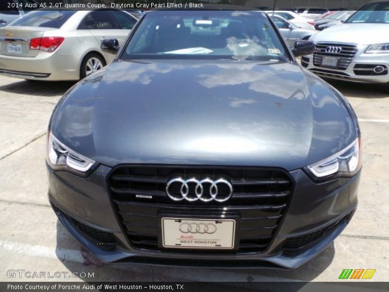 Daytona Gray Pearl Effect / Black 2014 Audi A5 2.0T quattro Coupe