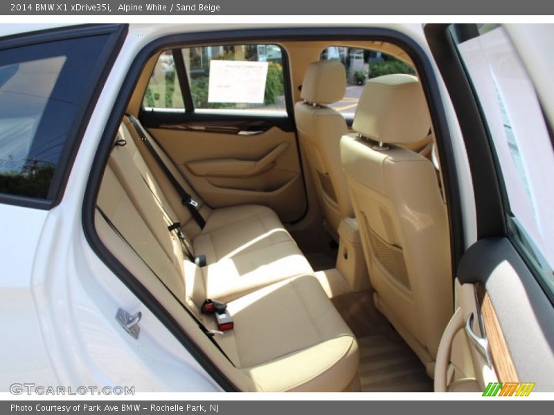Alpine White / Sand Beige 2014 BMW X1 xDrive35i