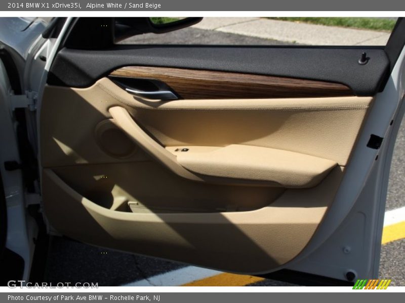 Alpine White / Sand Beige 2014 BMW X1 xDrive35i