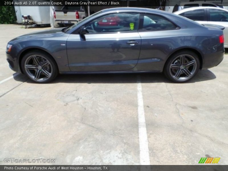 Daytona Gray Pearl Effect / Black 2014 Audi A5 2.0T quattro Coupe