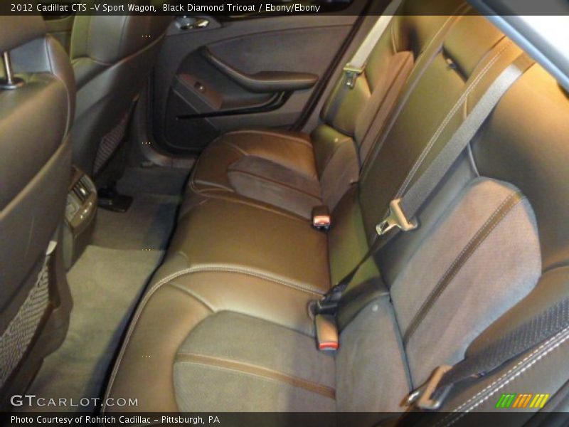 Rear Seat of 2012 CTS -V Sport Wagon