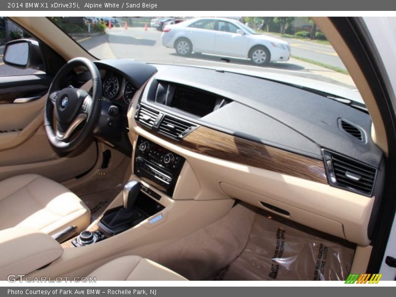 Alpine White / Sand Beige 2014 BMW X1 xDrive35i