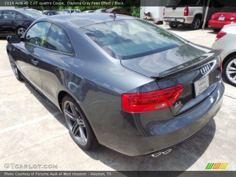 Daytona Gray Pearl Effect / Black 2014 Audi A5 2.0T quattro Coupe