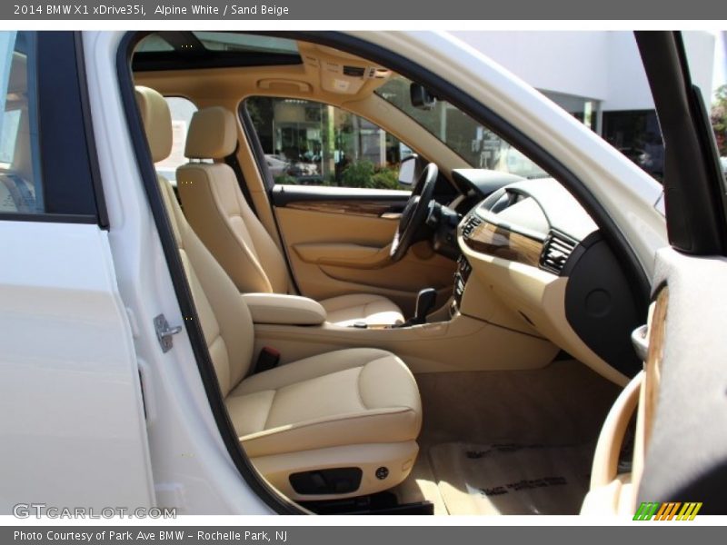 Alpine White / Sand Beige 2014 BMW X1 xDrive35i