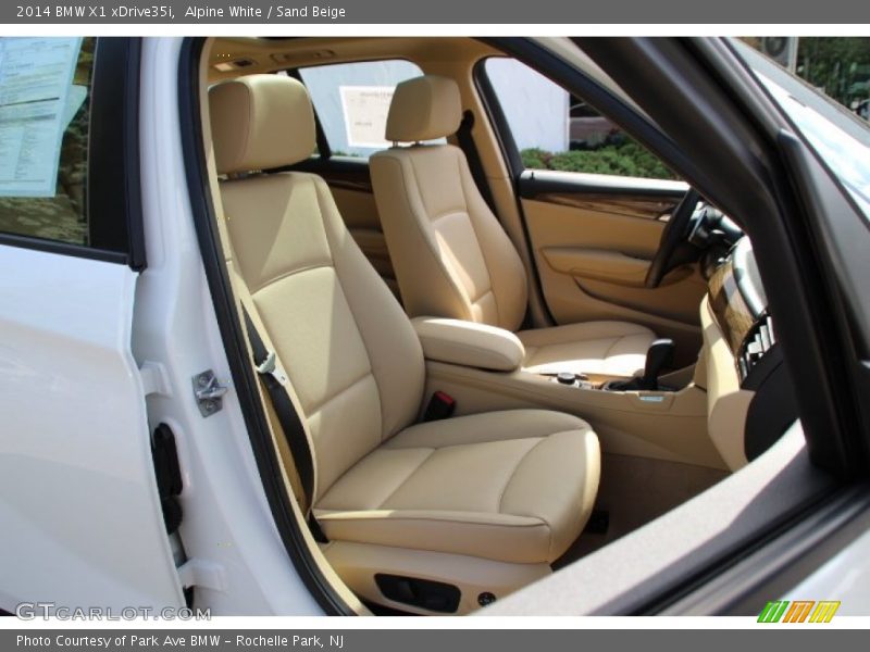 Alpine White / Sand Beige 2014 BMW X1 xDrive35i