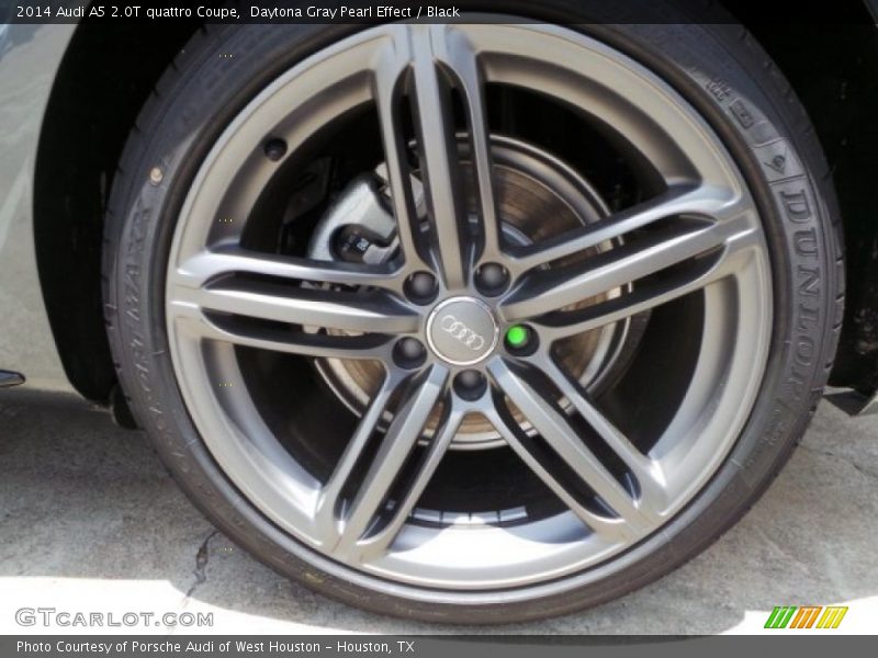 Daytona Gray Pearl Effect / Black 2014 Audi A5 2.0T quattro Coupe