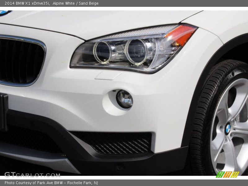 Alpine White / Sand Beige 2014 BMW X1 xDrive35i