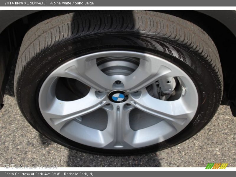 Alpine White / Sand Beige 2014 BMW X1 xDrive35i