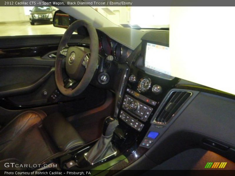 Black Diamond Tricoat / Ebony/Ebony 2012 Cadillac CTS -V Sport Wagon