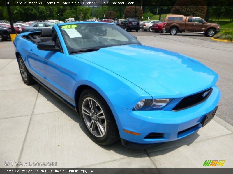 Front 3/4 View of 2011 Mustang V6 Premium Convertible