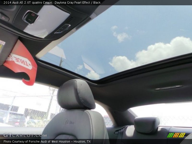 Daytona Gray Pearl Effect / Black 2014 Audi A5 2.0T quattro Coupe