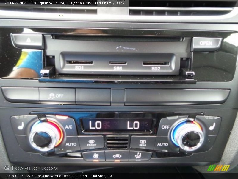 Daytona Gray Pearl Effect / Black 2014 Audi A5 2.0T quattro Coupe