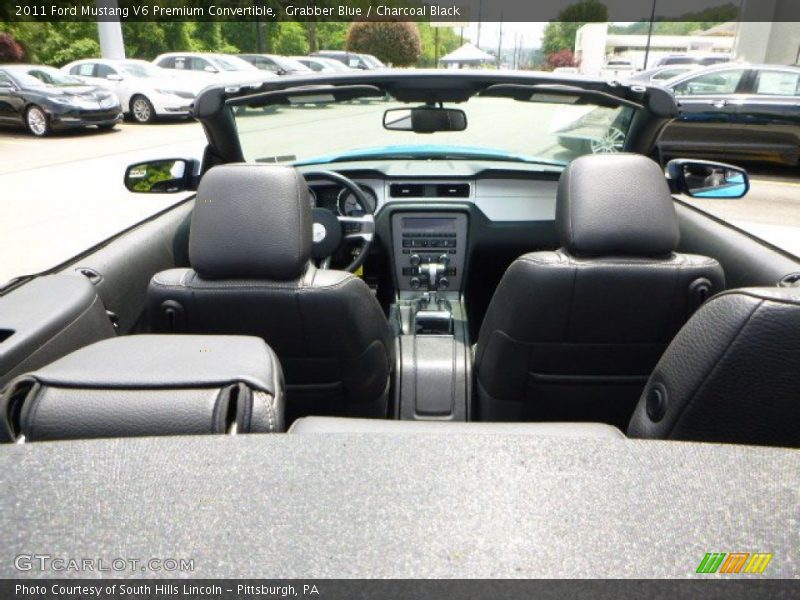 Grabber Blue / Charcoal Black 2011 Ford Mustang V6 Premium Convertible