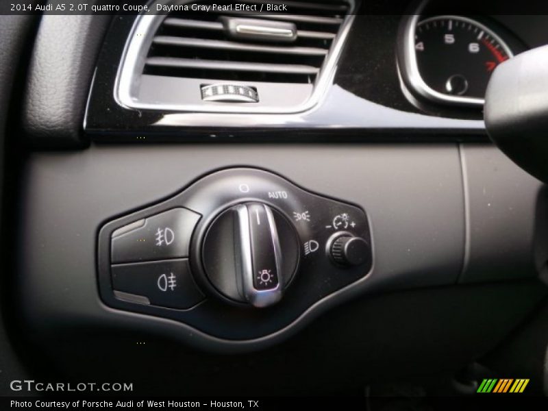 Daytona Gray Pearl Effect / Black 2014 Audi A5 2.0T quattro Coupe