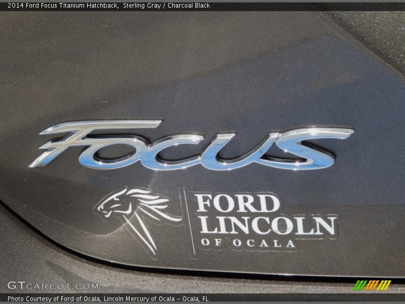 Sterling Gray / Charcoal Black 2014 Ford Focus Titanium Hatchback