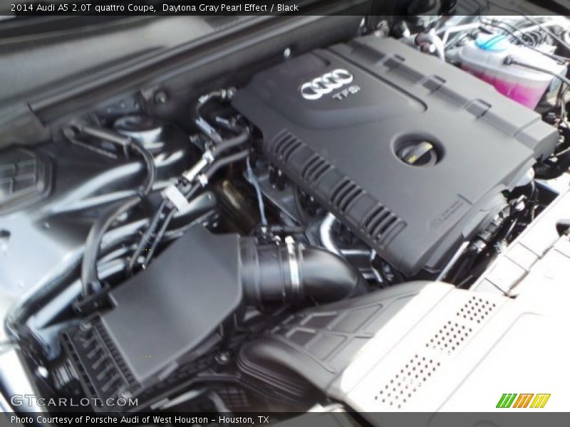Daytona Gray Pearl Effect / Black 2014 Audi A5 2.0T quattro Coupe