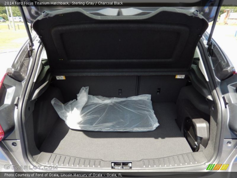 Sterling Gray / Charcoal Black 2014 Ford Focus Titanium Hatchback