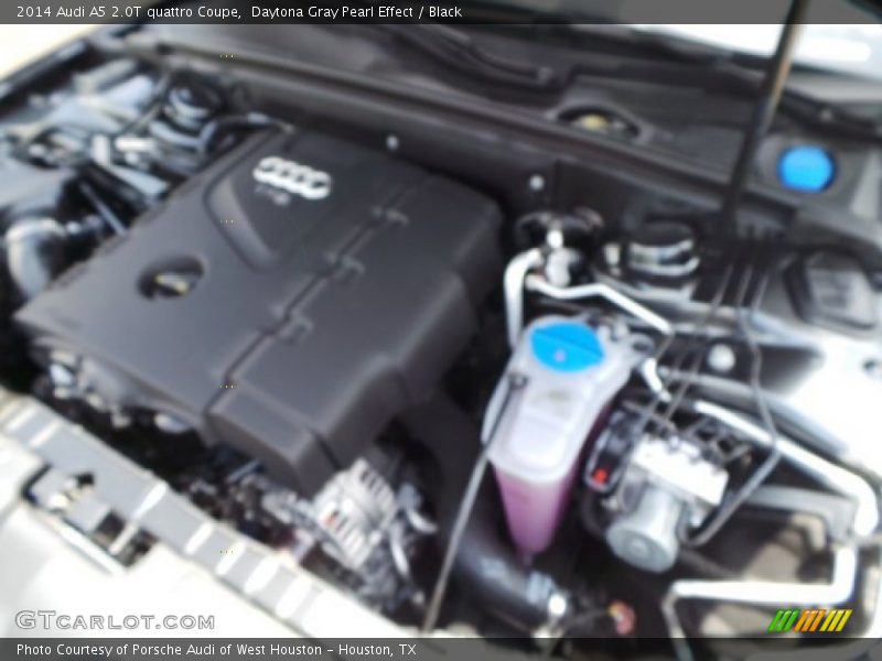 Daytona Gray Pearl Effect / Black 2014 Audi A5 2.0T quattro Coupe