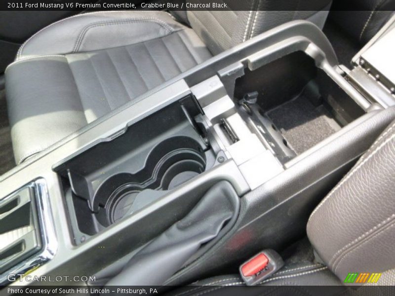 Grabber Blue / Charcoal Black 2011 Ford Mustang V6 Premium Convertible