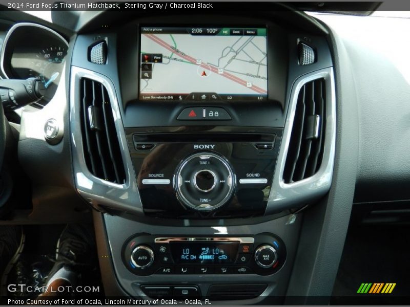 Sterling Gray / Charcoal Black 2014 Ford Focus Titanium Hatchback