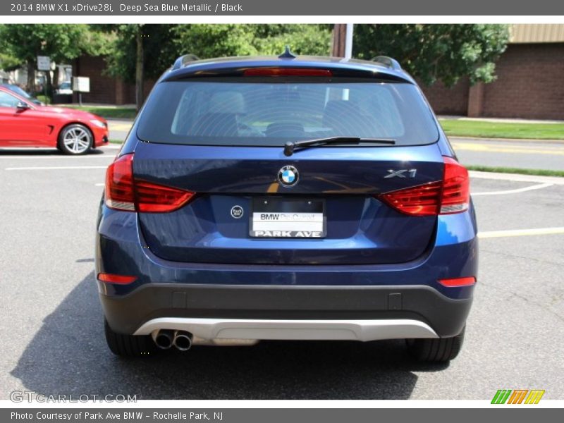 Deep Sea Blue Metallic / Black 2014 BMW X1 xDrive28i