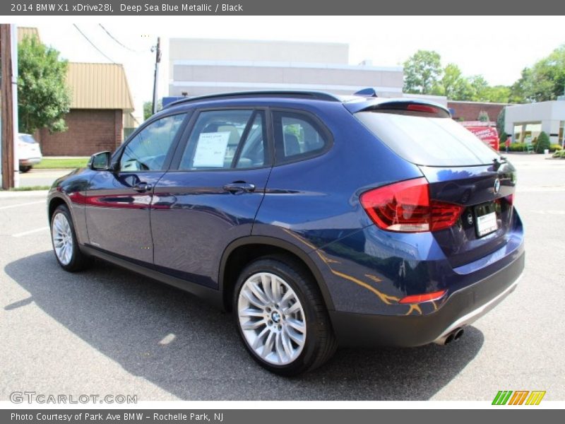 Deep Sea Blue Metallic / Black 2014 BMW X1 xDrive28i