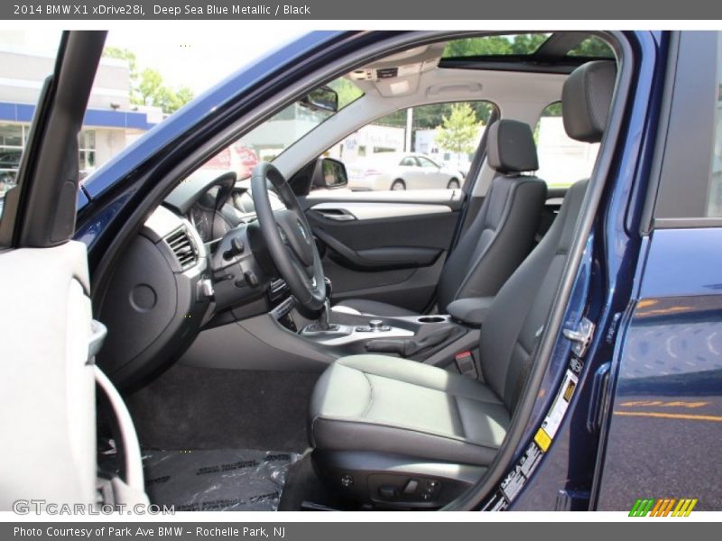 Deep Sea Blue Metallic / Black 2014 BMW X1 xDrive28i