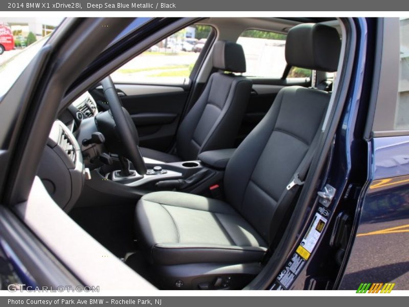 Deep Sea Blue Metallic / Black 2014 BMW X1 xDrive28i