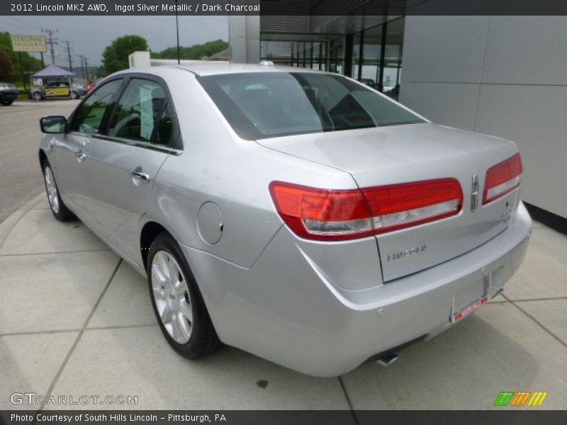 Ingot Silver Metallic / Dark Charcoal 2012 Lincoln MKZ AWD