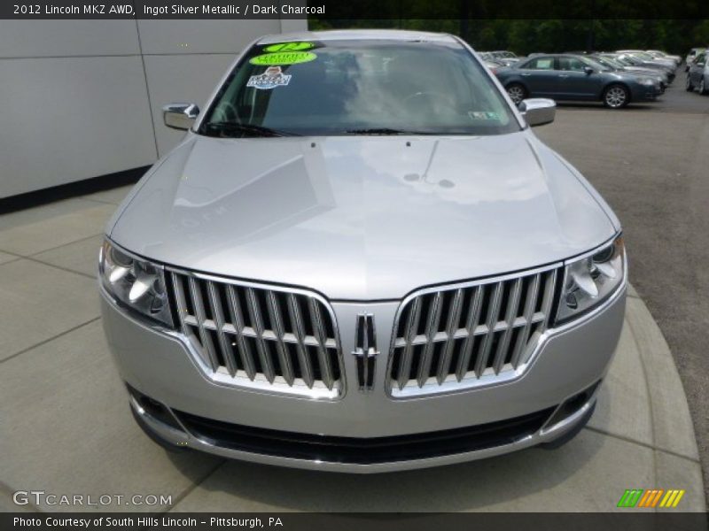 Ingot Silver Metallic / Dark Charcoal 2012 Lincoln MKZ AWD