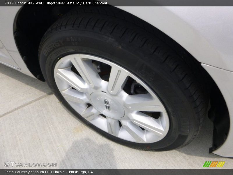 Ingot Silver Metallic / Dark Charcoal 2012 Lincoln MKZ AWD