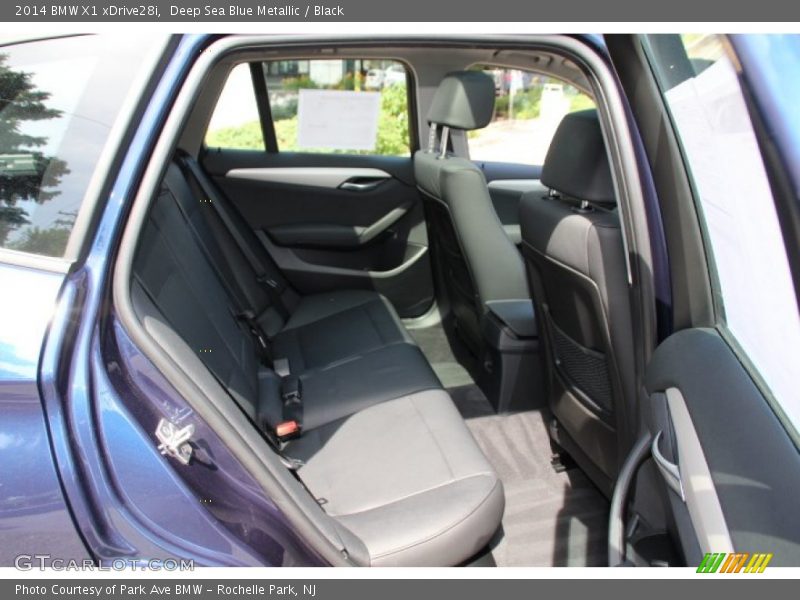 Deep Sea Blue Metallic / Black 2014 BMW X1 xDrive28i