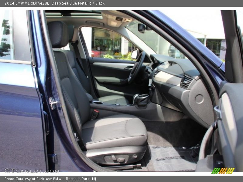 Deep Sea Blue Metallic / Black 2014 BMW X1 xDrive28i