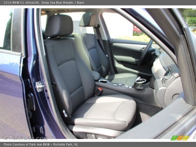 Deep Sea Blue Metallic / Black 2014 BMW X1 xDrive28i