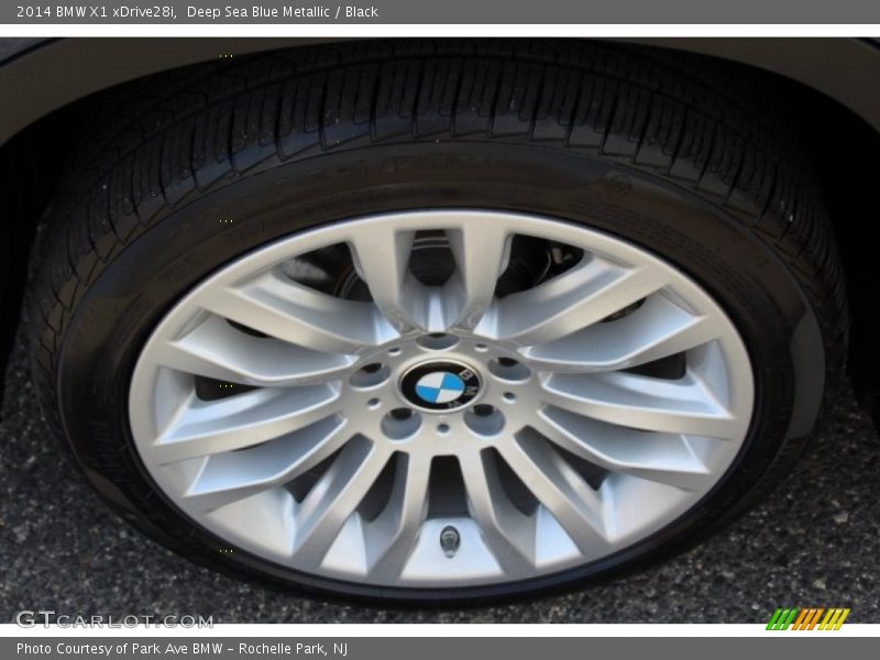 Deep Sea Blue Metallic / Black 2014 BMW X1 xDrive28i