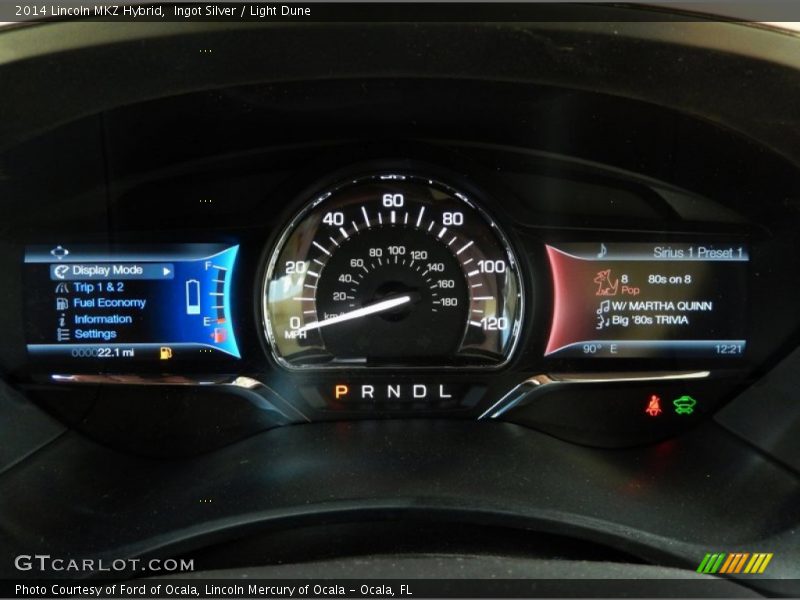 Ingot Silver / Light Dune 2014 Lincoln MKZ Hybrid
