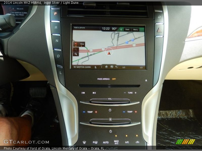 Ingot Silver / Light Dune 2014 Lincoln MKZ Hybrid