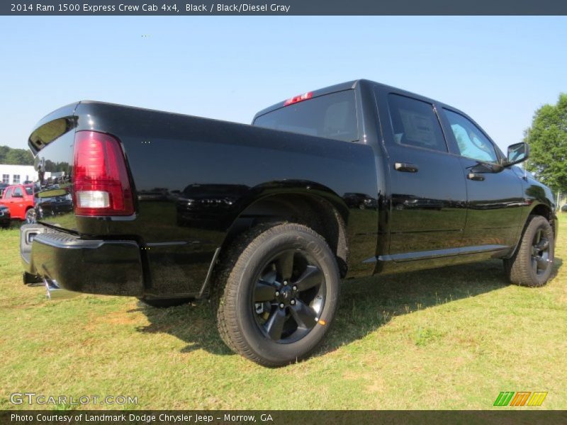 Black / Black/Diesel Gray 2014 Ram 1500 Express Crew Cab 4x4