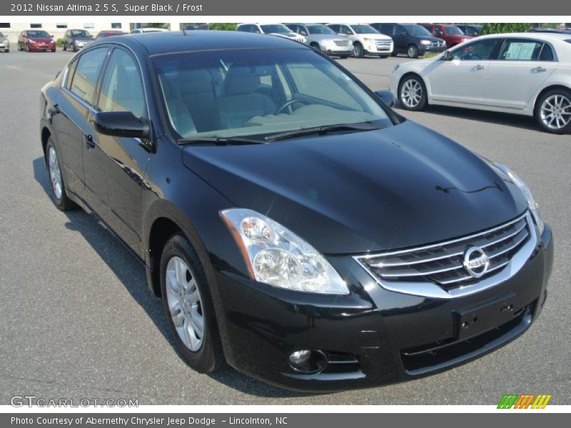Super Black / Frost 2012 Nissan Altima 2.5 S