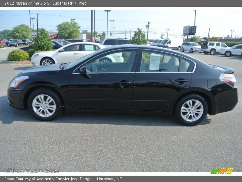 Super Black / Frost 2012 Nissan Altima 2.5 S