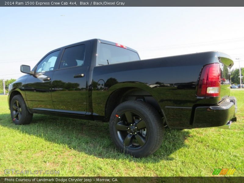 Black / Black/Diesel Gray 2014 Ram 1500 Express Crew Cab 4x4
