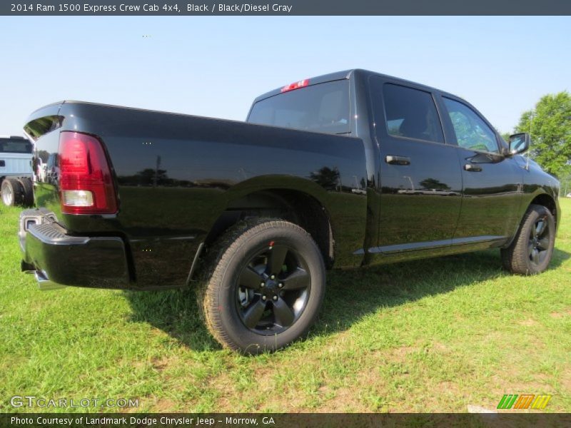 Black / Black/Diesel Gray 2014 Ram 1500 Express Crew Cab 4x4