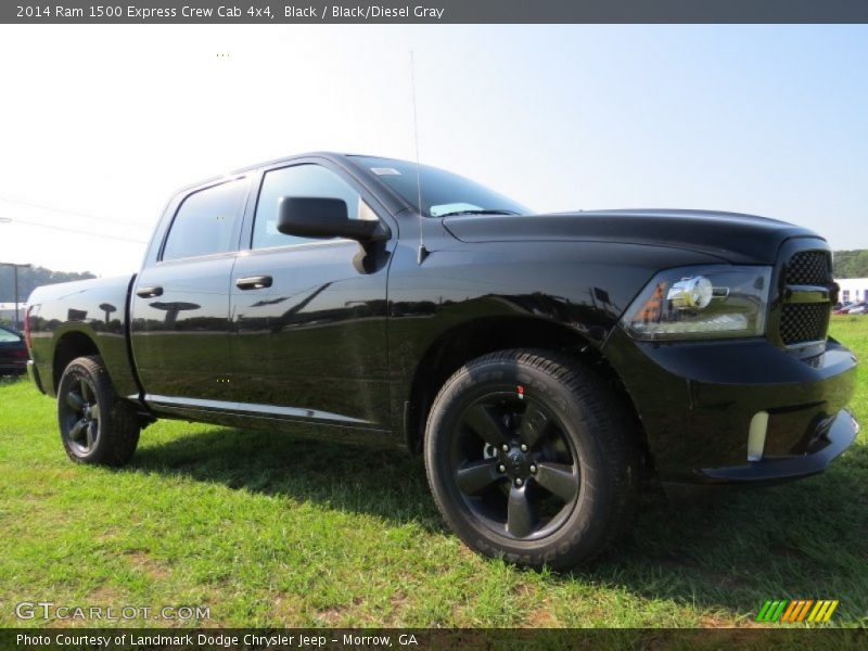 Black / Black/Diesel Gray 2014 Ram 1500 Express Crew Cab 4x4