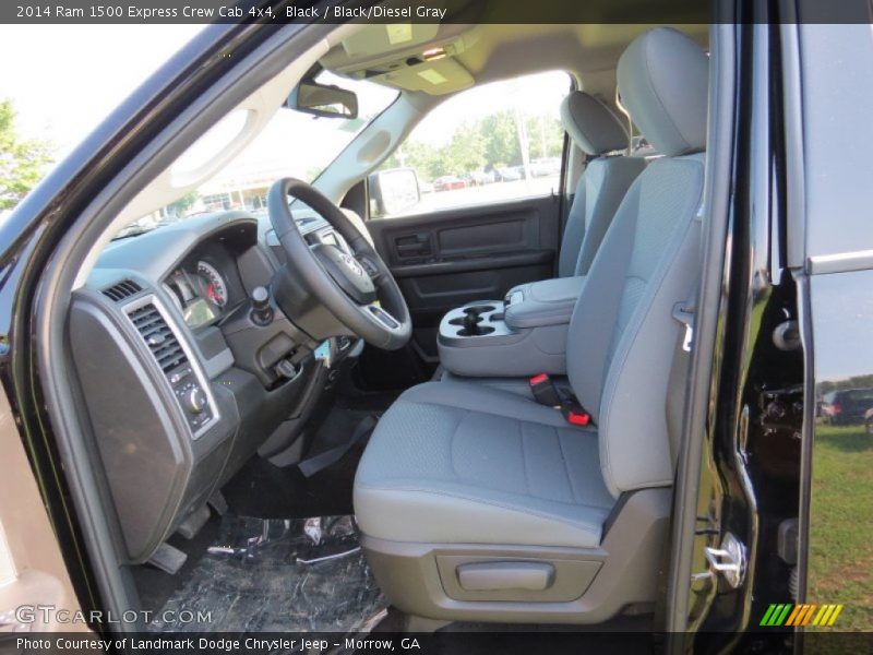 Black / Black/Diesel Gray 2014 Ram 1500 Express Crew Cab 4x4