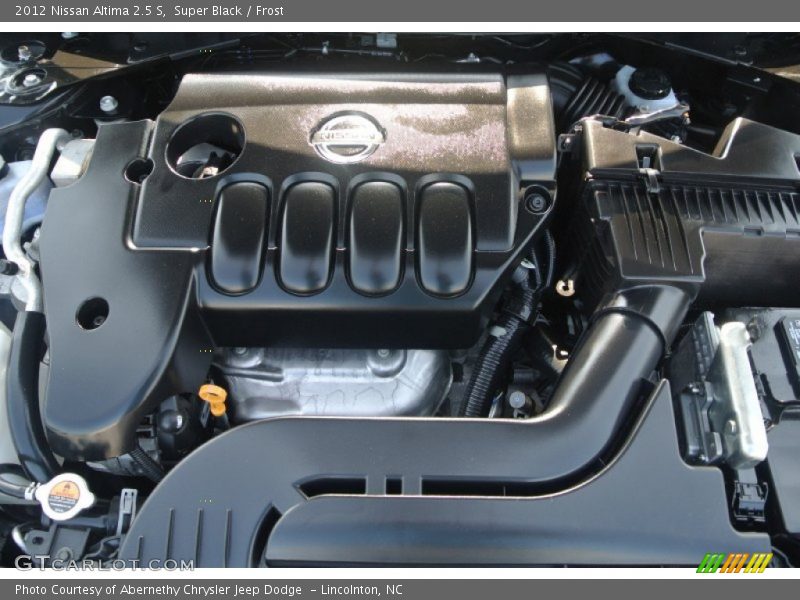 Super Black / Frost 2012 Nissan Altima 2.5 S