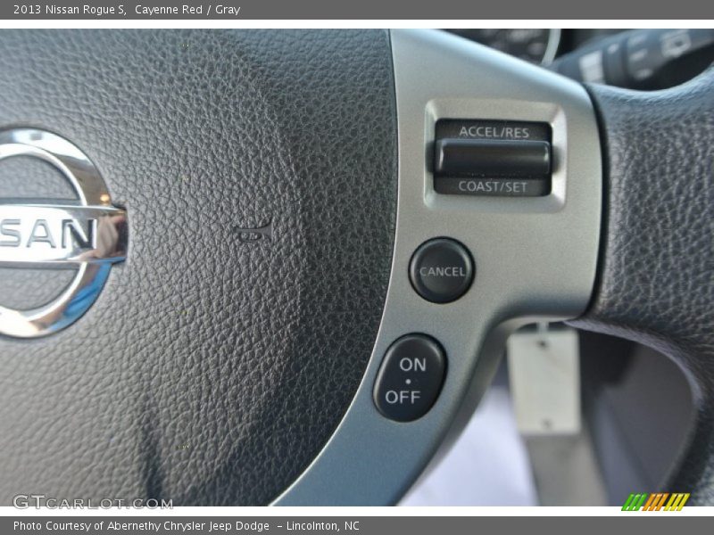 Cayenne Red / Gray 2013 Nissan Rogue S
