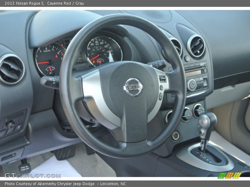 Cayenne Red / Gray 2013 Nissan Rogue S