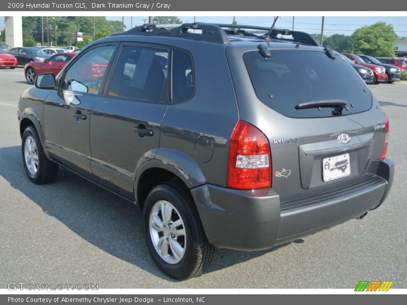 Dark Titanium Gray / Gray 2009 Hyundai Tucson GLS