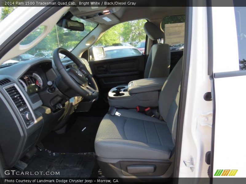 Bright White / Black/Diesel Gray 2014 Ram 1500 Tradesman Quad Cab